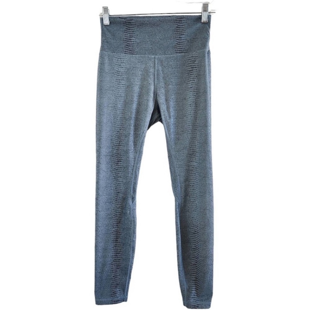Zyia Active Blue Python Snake Print Leggings H. - image 6